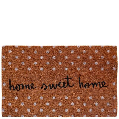 Doormat "home sweet home" brown