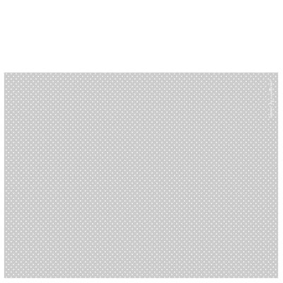 Alfombra vinílica para niños "Dots" gris - 100x133x0,3cm