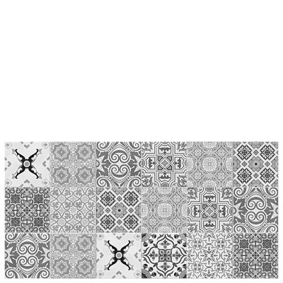 Vinyl kitchen mat "Faro" grey - 50x100x0,3cm