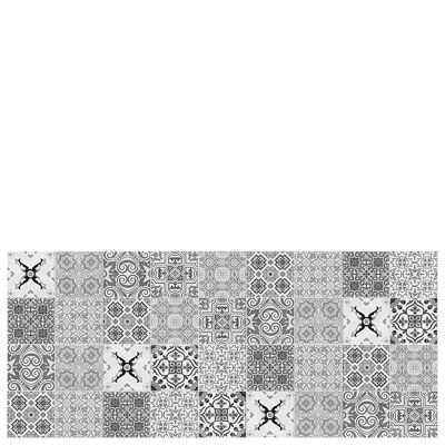 Vinyl kitchen mat "Faro" grey - 65x150x0,3cm