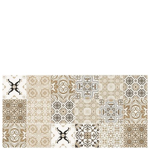 Vinyl kitchen mat "Faro" beige - 50x100x0,3cm