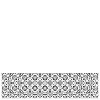 Alfombra vinílica de pasillo "Estoril" gris - 80x300x0,3cm