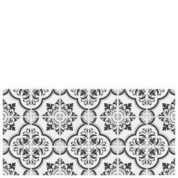 Tapis de cuisine en vinyle "Estoril" gris - 50x100x0,3cm