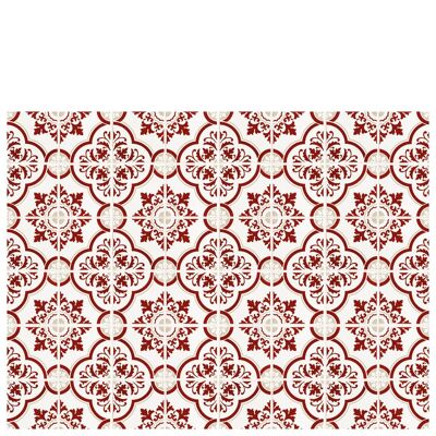 Tapis en vinyle pour enfants "Estoril" rouge - 100x133x0,3cm
