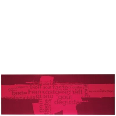 Tapis de cuisine en vinyle "trazos rojos" - 50x140x0,3cm