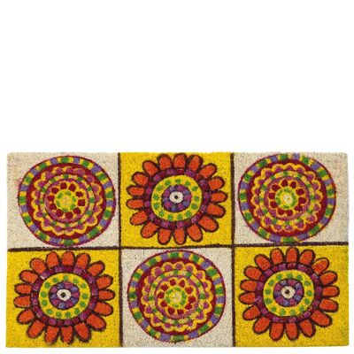 Fußmatte "Mandalas" mehrfarbig