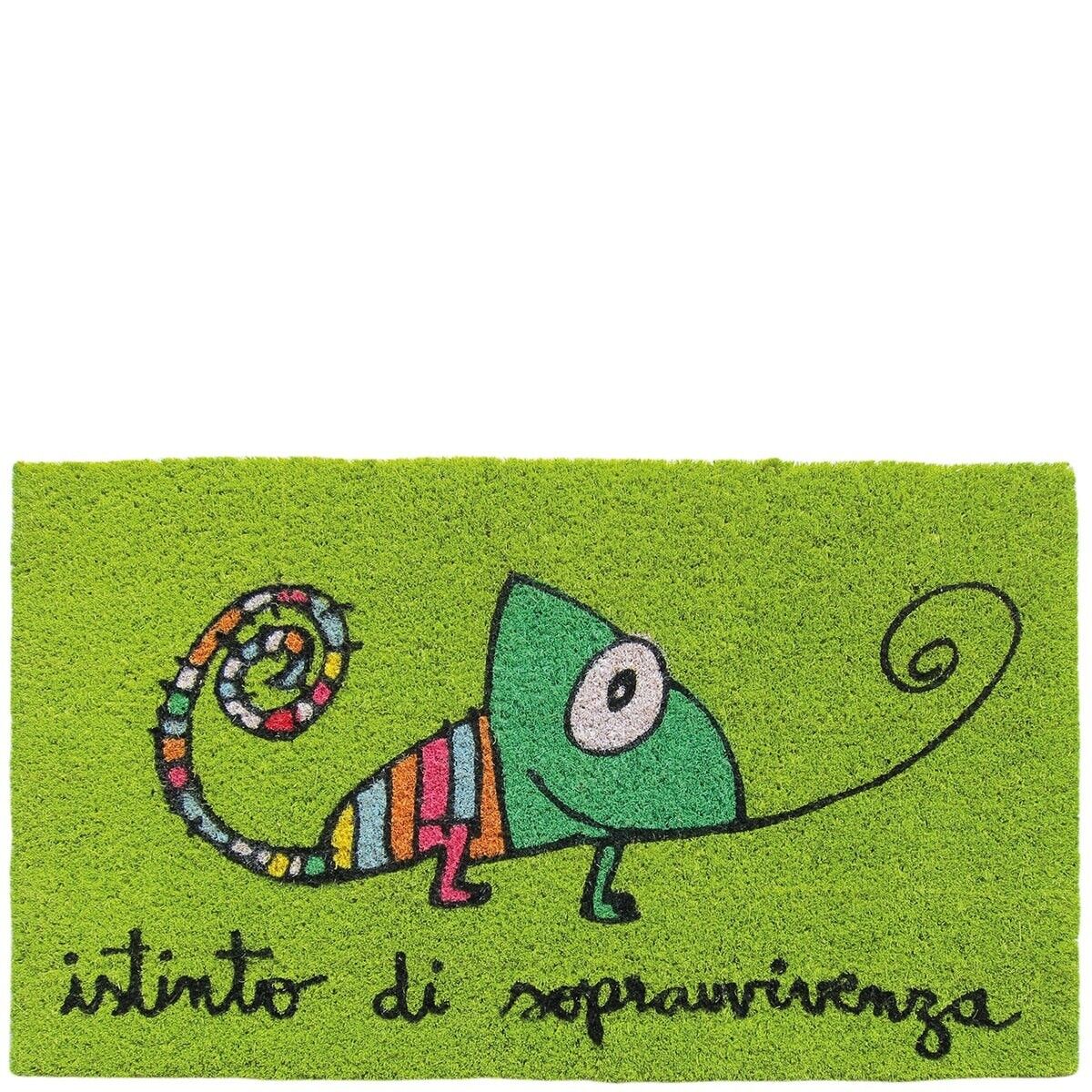 Felpudo "isttinto di sopravvivenza" verde