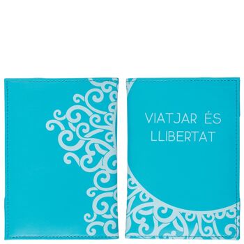 Porte-passeport "viatjar és llibertat"