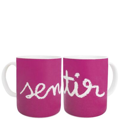 Mug "sentir" violette