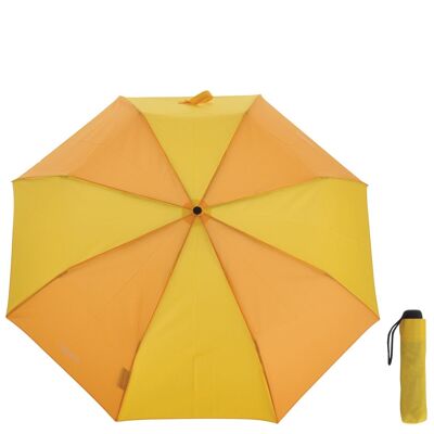 Paraguas "mini" amarillo con mango de acero