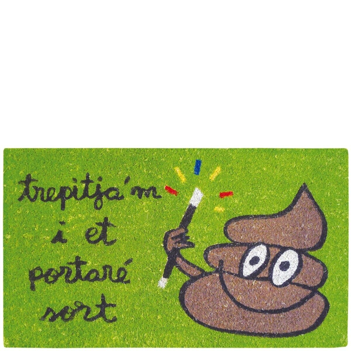 Zerbino "trepitja'm i et portaré sort" verde