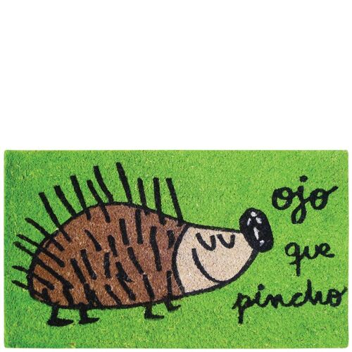 Doormat "ojo que pincho" green