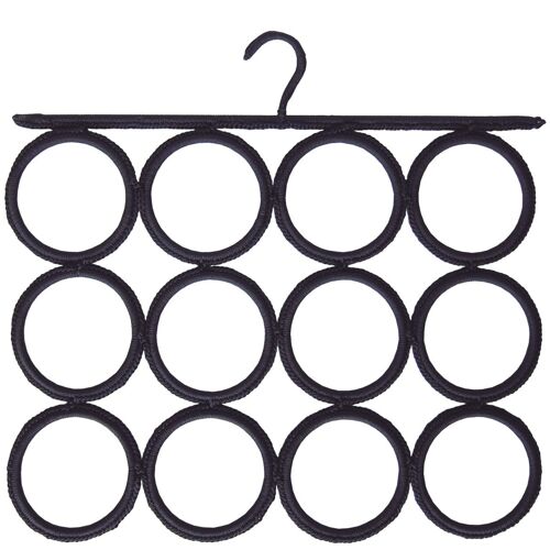 Scarf & Tie Hanger black