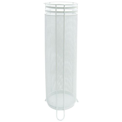 White metal umbrella stand