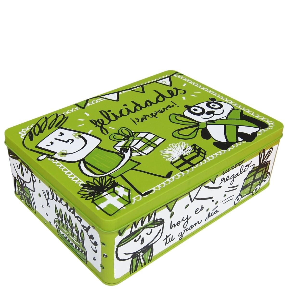 Scatola di metallo "felicidades!"