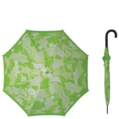 Parapluie "mosaïque florale" avec tige en acier