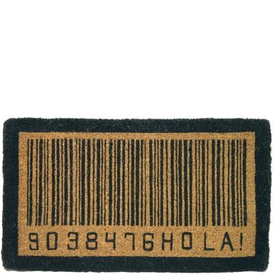 Fußmatte "hola" Barcode