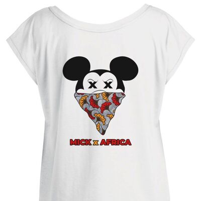 Tshirt Femme Oversize - "MICK x AFRICA FLEUR "