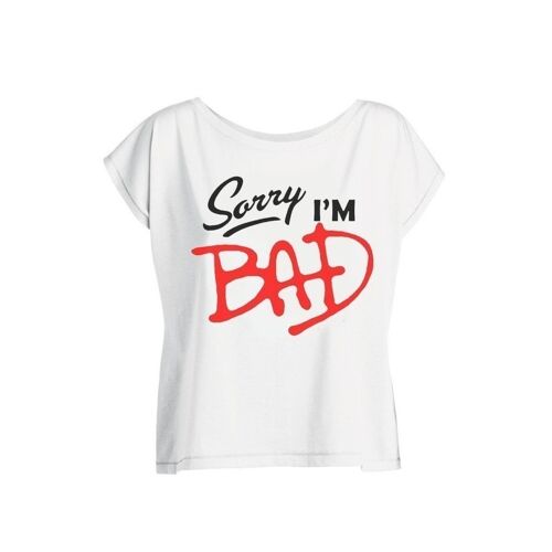 Tshirt Femme Oversize - Sorry I'm Bad