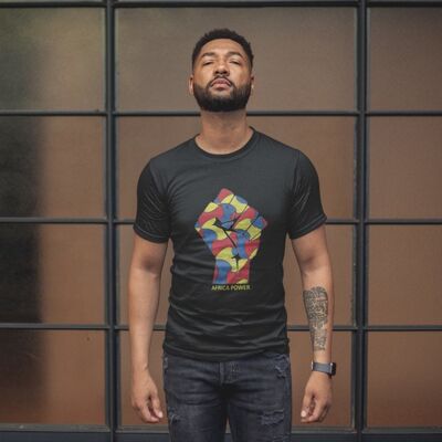 Tshirt Homme - Black "Africa Color"