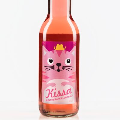 48-pack Kissa Redcurrant Soda Pop