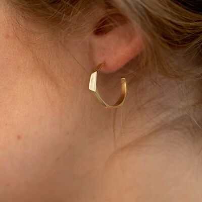 Geometric faceted hoops