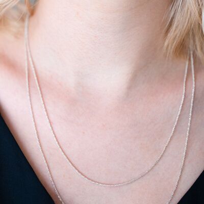 Layering chain necklace