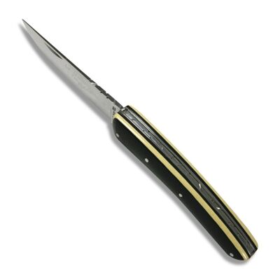 Thiers Messer aus schwarzem und weißem Paperstone