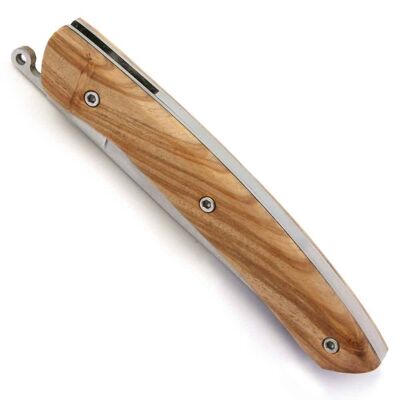 Thiers Liner Lock olive wood handle