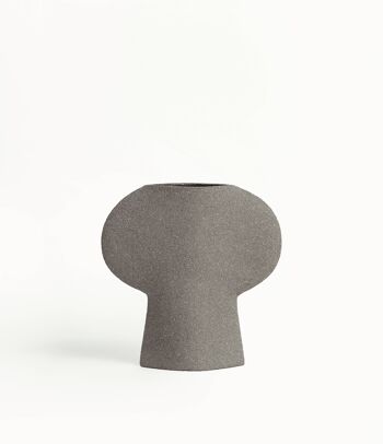 VASE EN CERAMIQUE 'CLOVER - GRIS' 1