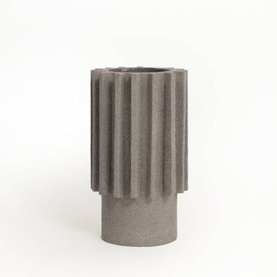 CERAMIC VASE 'CENTIPEDE [L] - GREY'