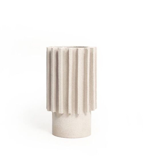 VASE EN CERAMIQUE 'MILLE-PATTES [L] - BLANC'