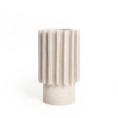 CERAMIC VASE 'CENTIPEDE [L] - WHITE'