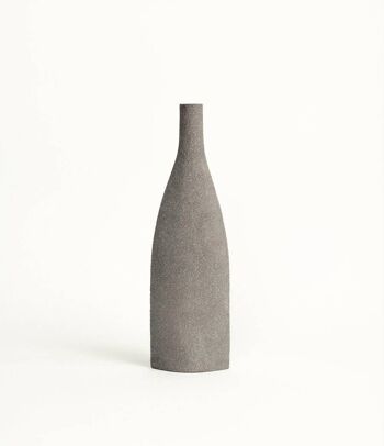 VASE EN CERAMIQUE 'BOUTEILLE [M] - GRIS' 2