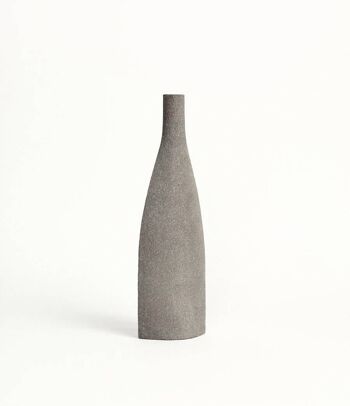 VASE EN CERAMIQUE 'BOUTEILLE [M] - GRIS' 3