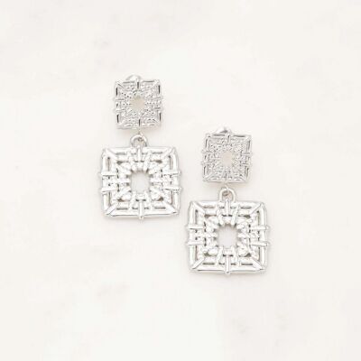 Scara Earrings - Silver