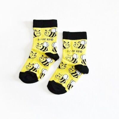 Bee Socks | Child Bamboo Socks | Yellow Socks