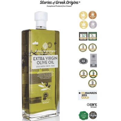 Storie di origini greche Olio extra vergine di oliva Premium Multipremiato