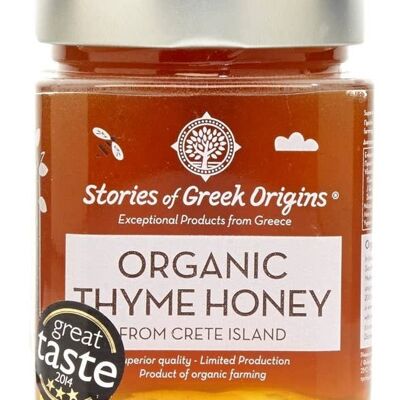 Stories of Greek Origins Organic Thyme Honey Crete 420g