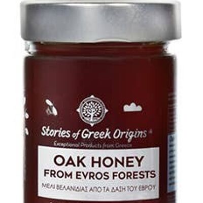 Geschichten griechischer Ursprünge Eichenhonig aus Evros-Wäldern 420 g