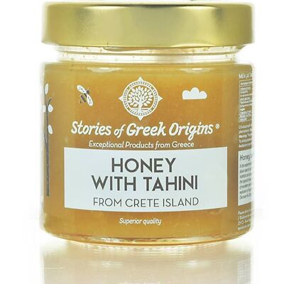 Storie di origini greche Miele con Tahini di Creta 250g