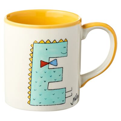 Letter mug Hey "E" - children's tableware