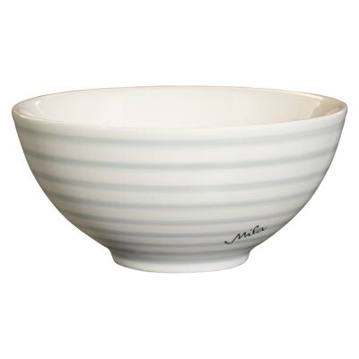 Bowl Scandinavian Gray - ceramic tableware - hand painted