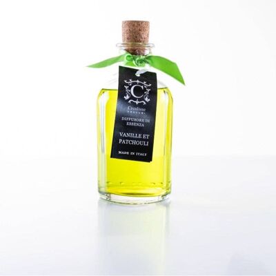 Fragranza VANILLE ET PATCHOULI per ambiente 500 ml con bastoncini in cotone