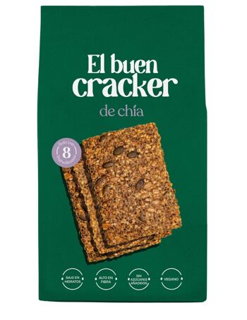 CRACKERS AU CHIA BIOLOGIQUES : riches en fibres et déficients en glucides 5