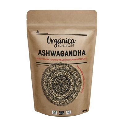 Ashwagandha en polvo Orgánica - 100g