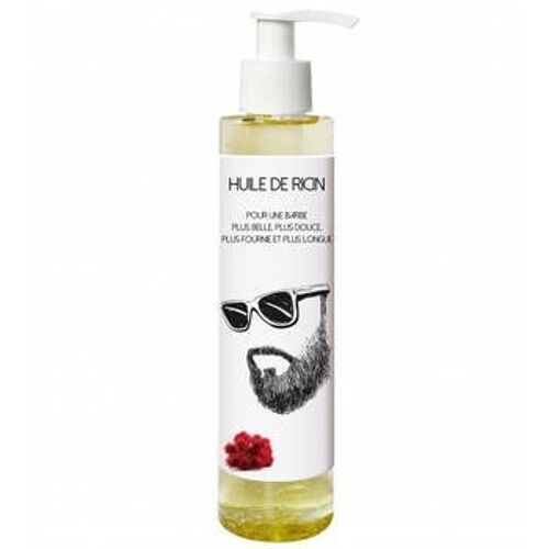 Huile de ricin pure et naturelle pour la barbe 100ml