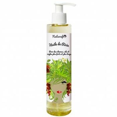 Pure and natural castor oil 100ml & pump cap