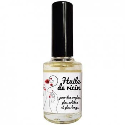 Huile de ricin pure et naturelle pour les ongles