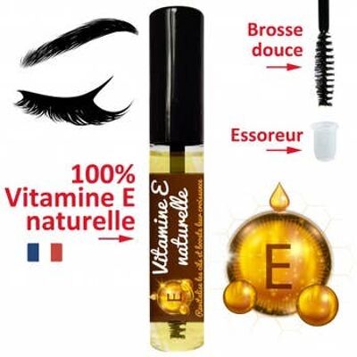 Aceite natural de vitamina E para pestañas 8ml